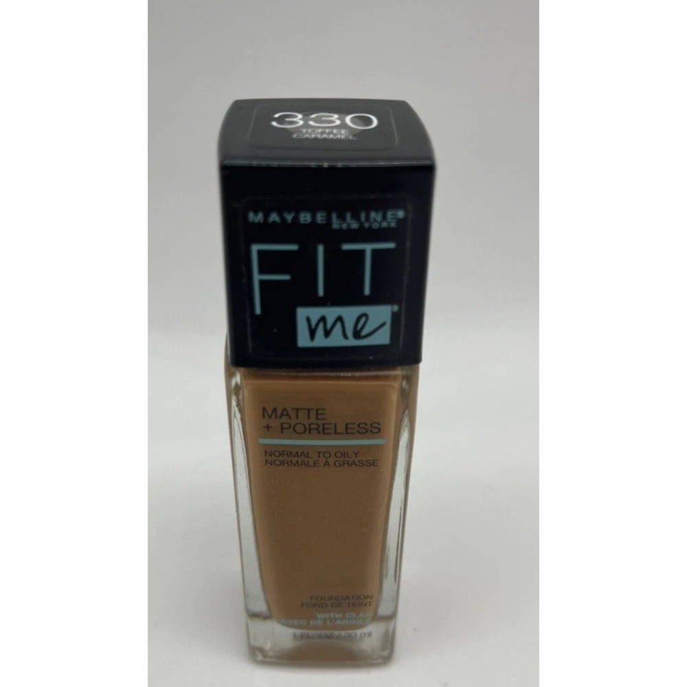 Maybelline FIT ME. 330. Toffee. Toffee Carmel. 3 Dewy Smooth.3 Matte Porless